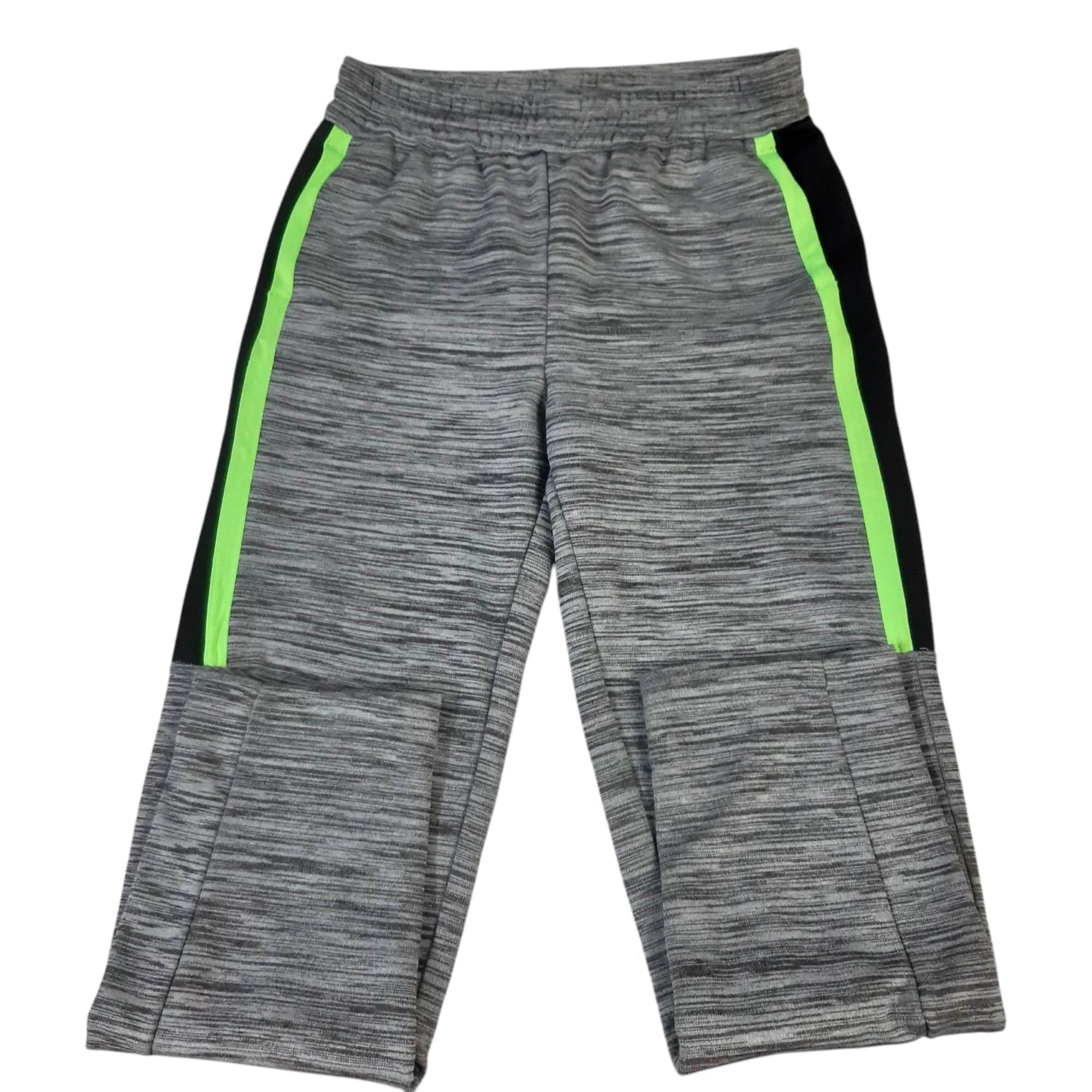 PANTALON DEP JASPEADO GRIS RAY VERDE OLD NAVY T10