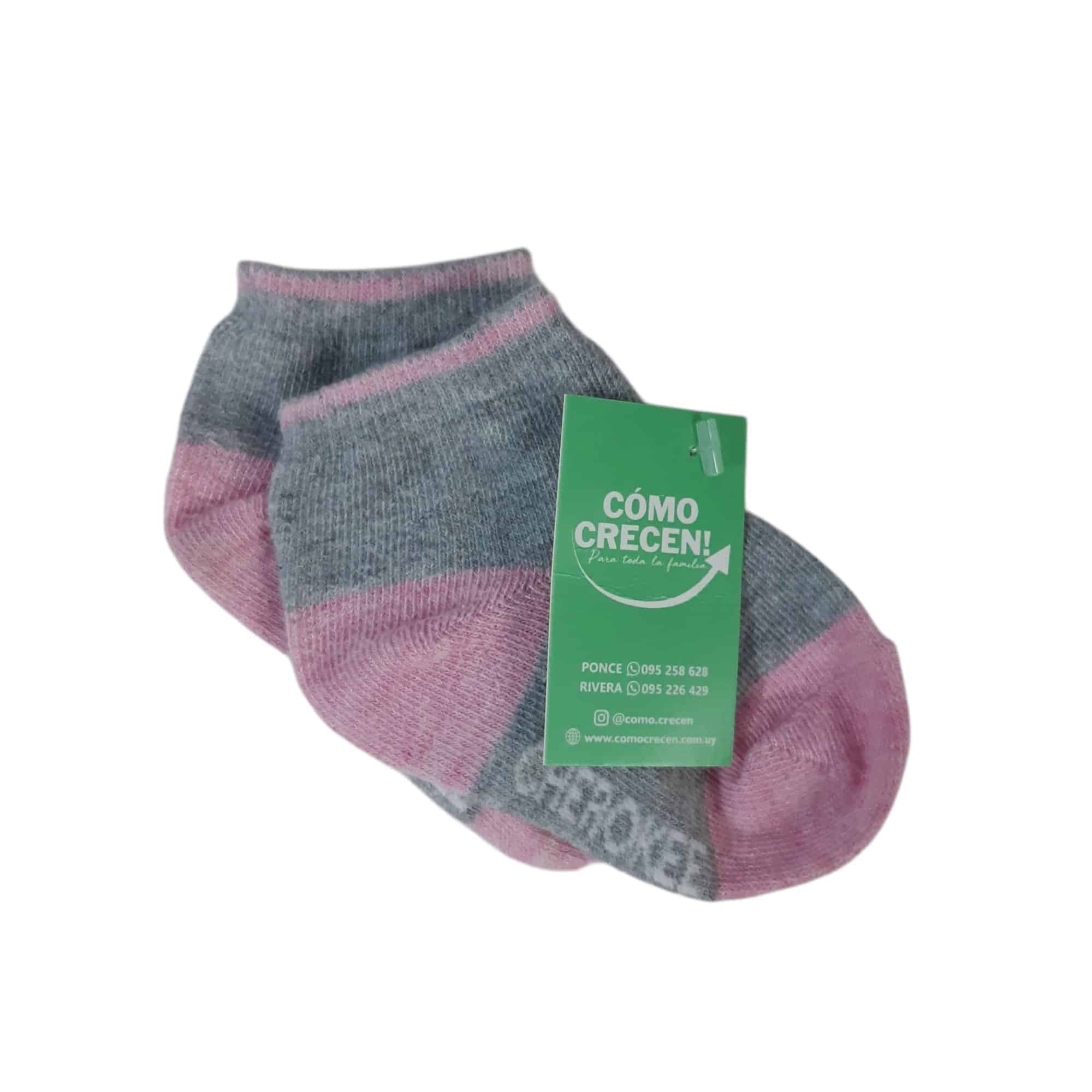 MEDIAS GRIS ROSADO CHEROKEE