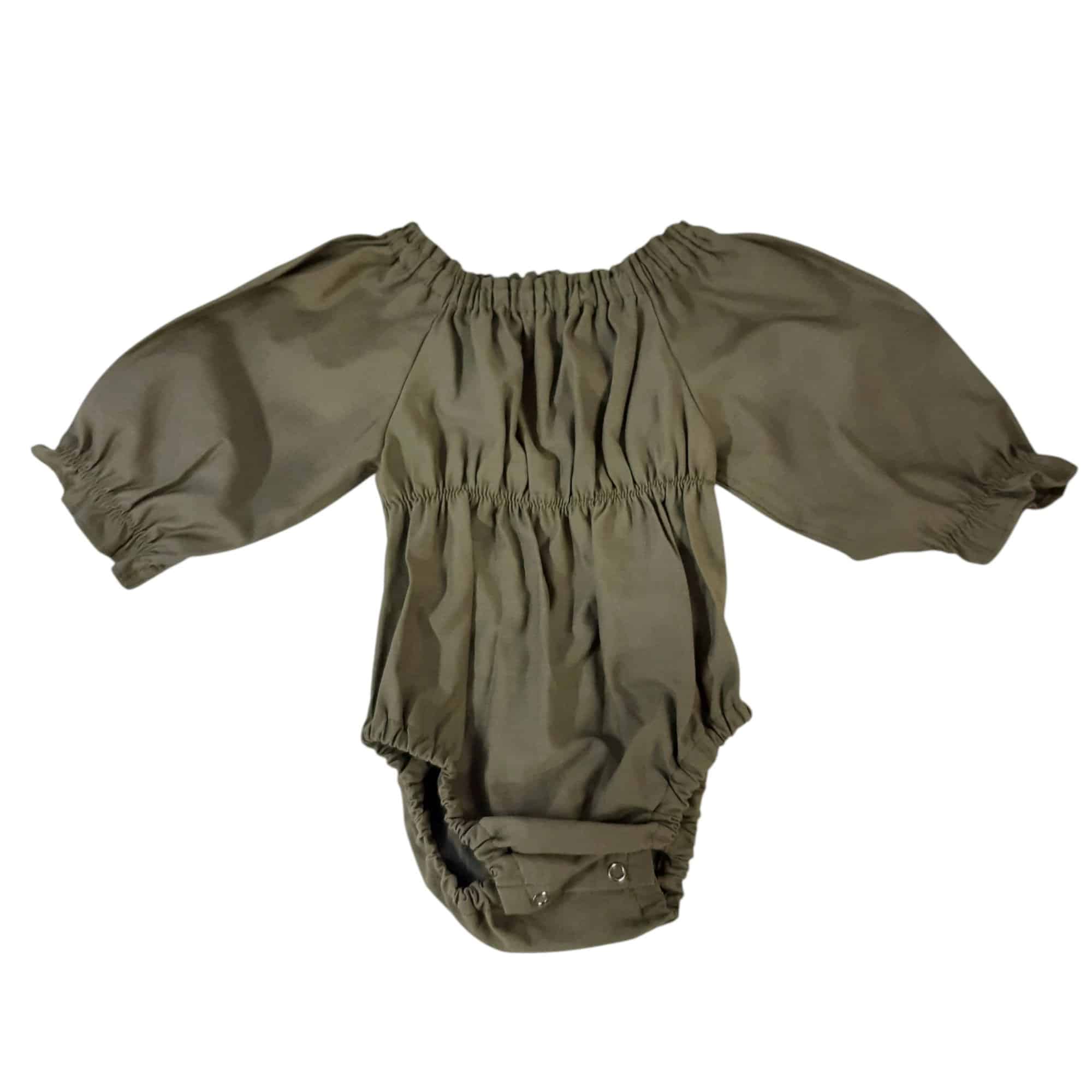 BLUSA BODY VERDE FRUNCES T2 AP MIMOS DA GI