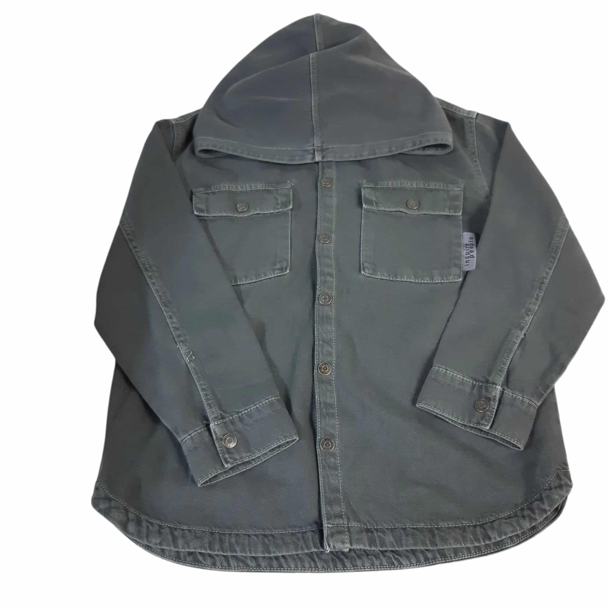 SOBRECAMISA JEAN CAPUCHA ZARA T8
