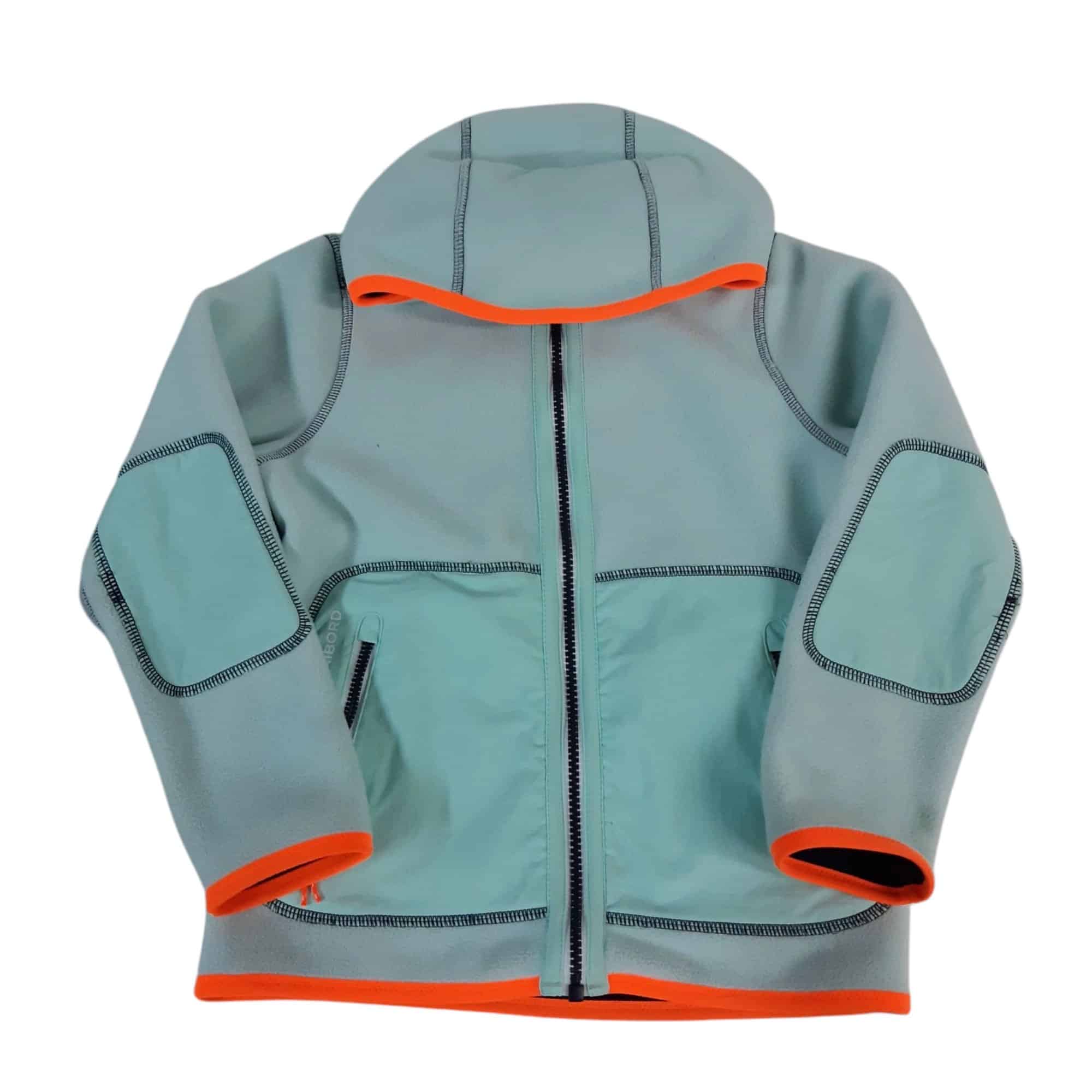 CAMPERA POLAR CELESTE BORDE NARANJA REVERSIBLE TRIBORD T6