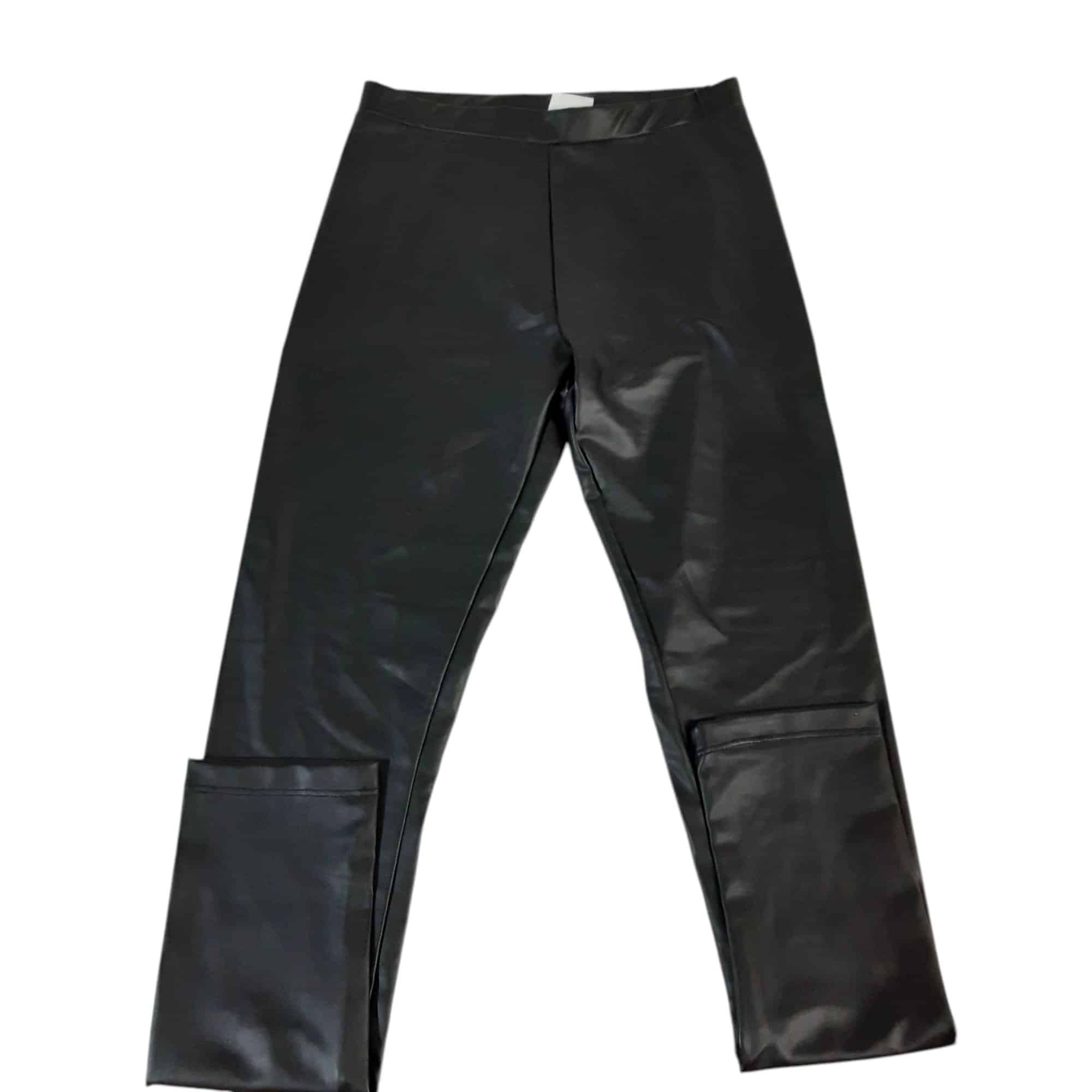 CALZA CUERINA NEGRO ZARA T11/12