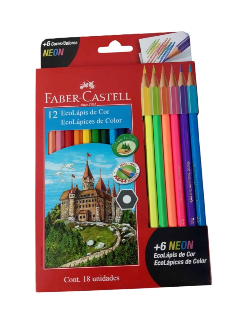 LAPICES DE COLORES 12+6 NEON