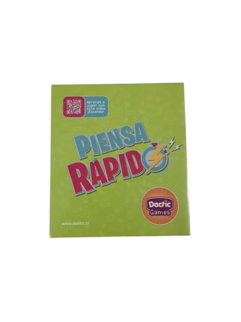 JUEGO DIDACTICO PIENSA RAPIDO