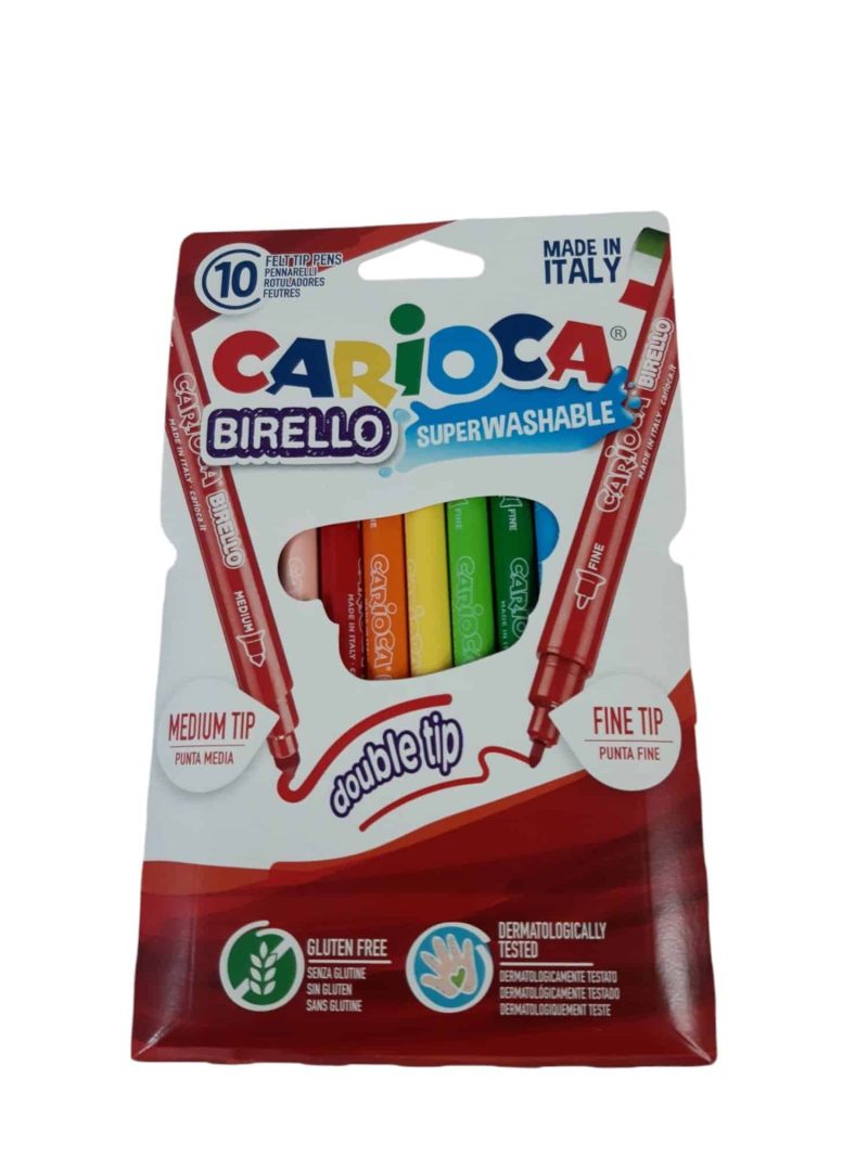 MARCADOR CARIOCA DOBLE PUNTA X 10 41438 MAR119 - Imagen 2