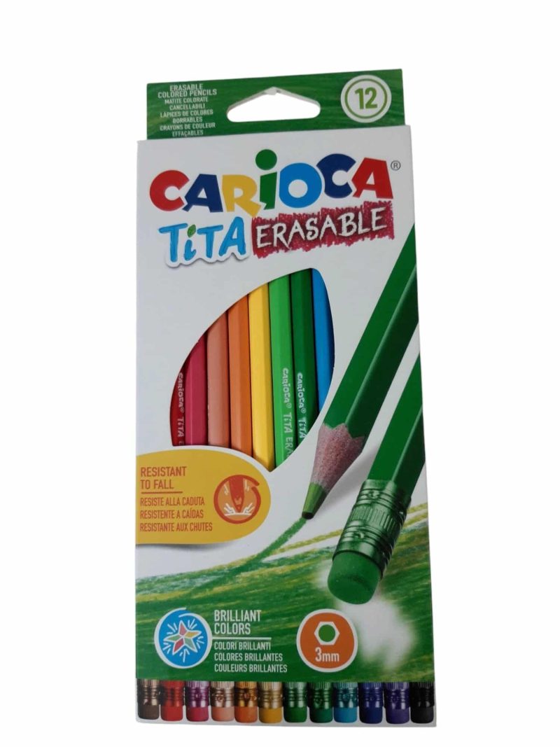 LAPICES CARIOCA TITA BORRABLE X12 LA082