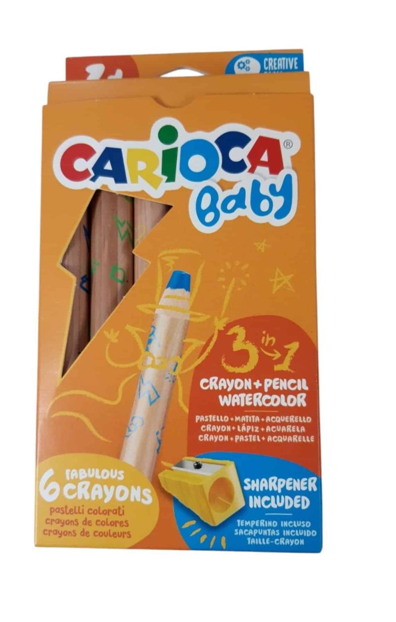 LAPICES CARIOCA BABY 3 EN 1