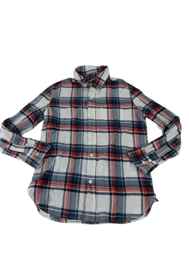 CAMISA VILLELA CUADRILLE ROJO AZUL BLANCO GAP T10