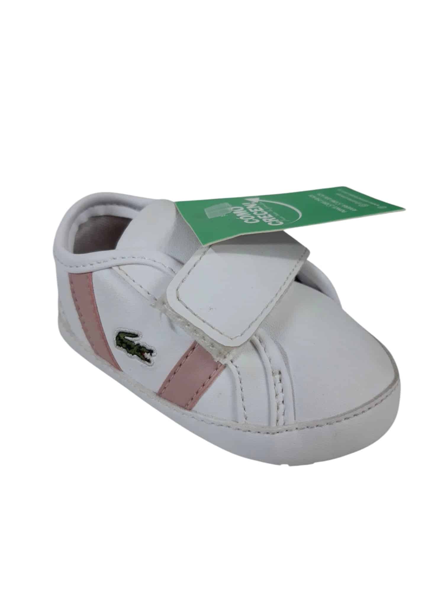 CHAMPIONES LACOSTE BCO ROSA NO CAMINANTE