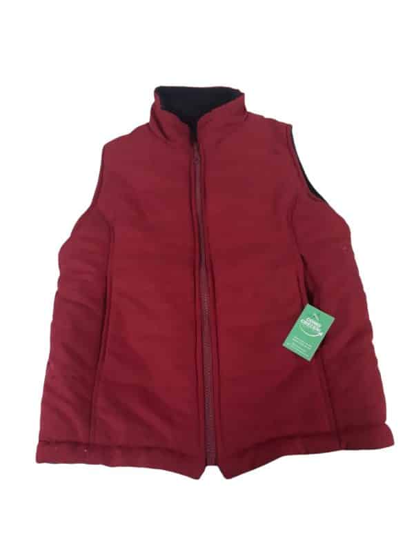 CHALECO ROJO INT POLAR AZUL T10