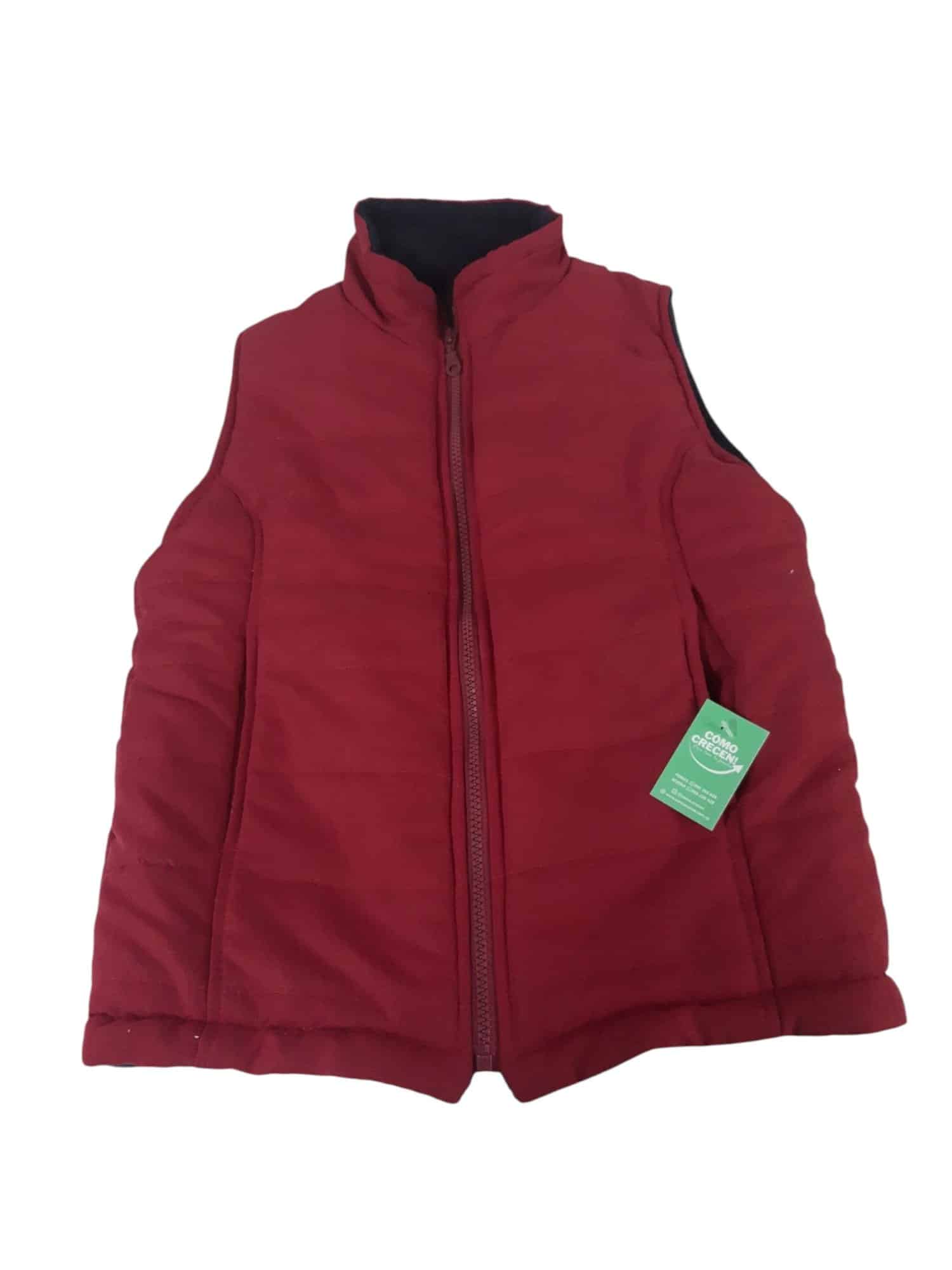 CHALECO ROJO INT POLAR AZUL T10
