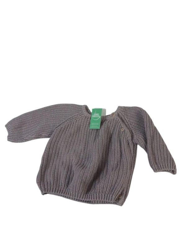 BUZO LANA VIOLETA BOTONES H&M T2/4M