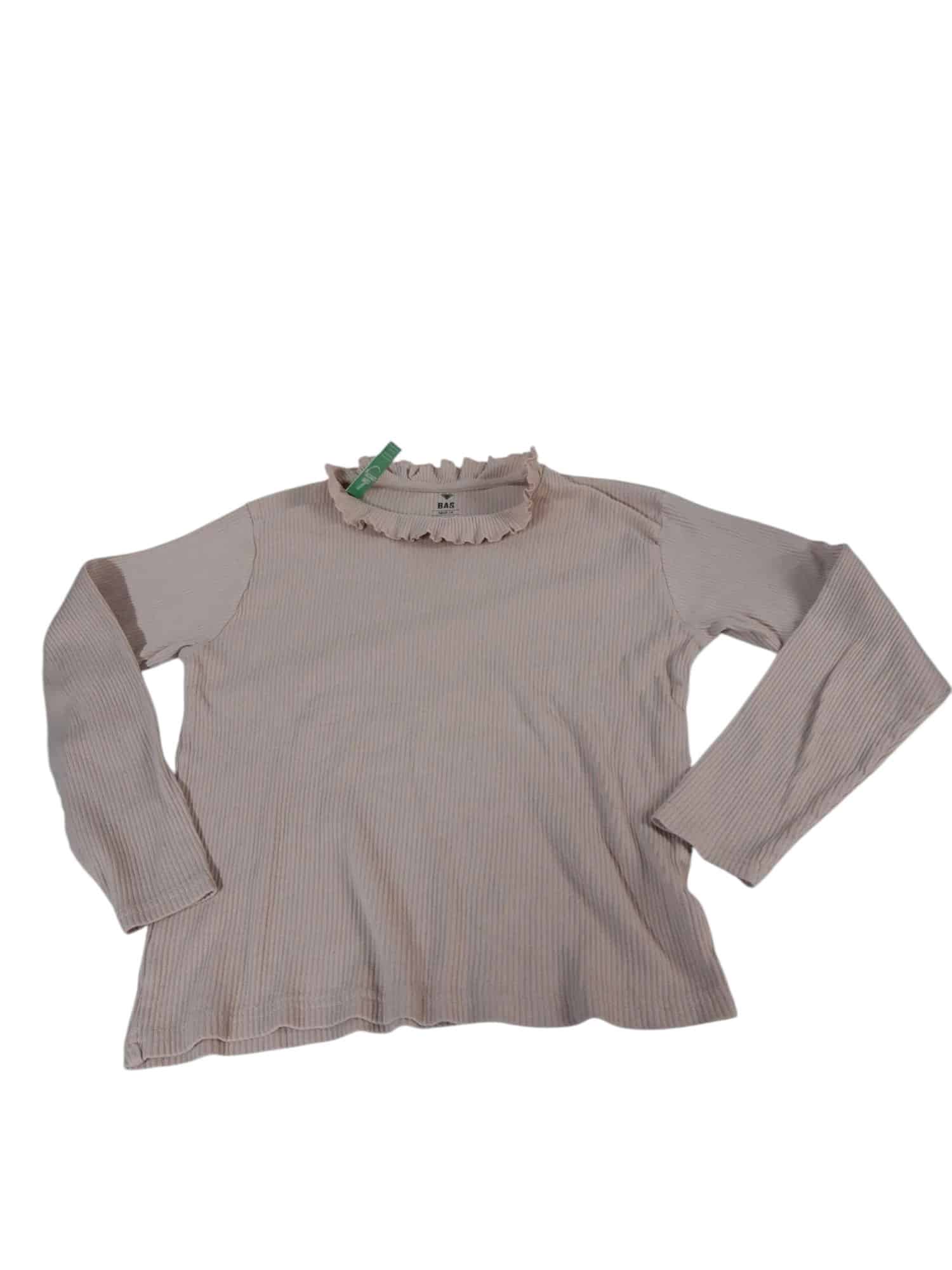 REMERA ROSA VIEJO CUELLO VOLADITO BAS T14