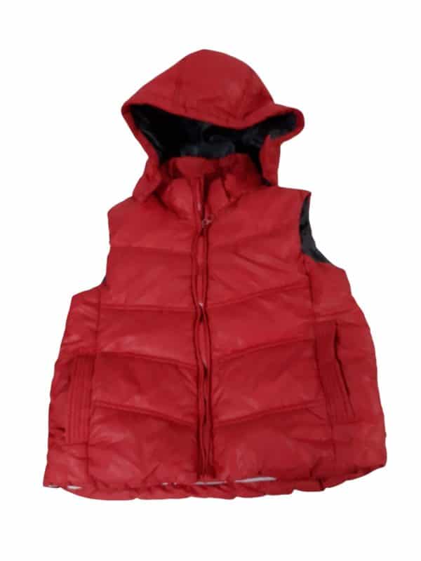 CHALECO ROJO CAPUCHA ZARA M T10 AP