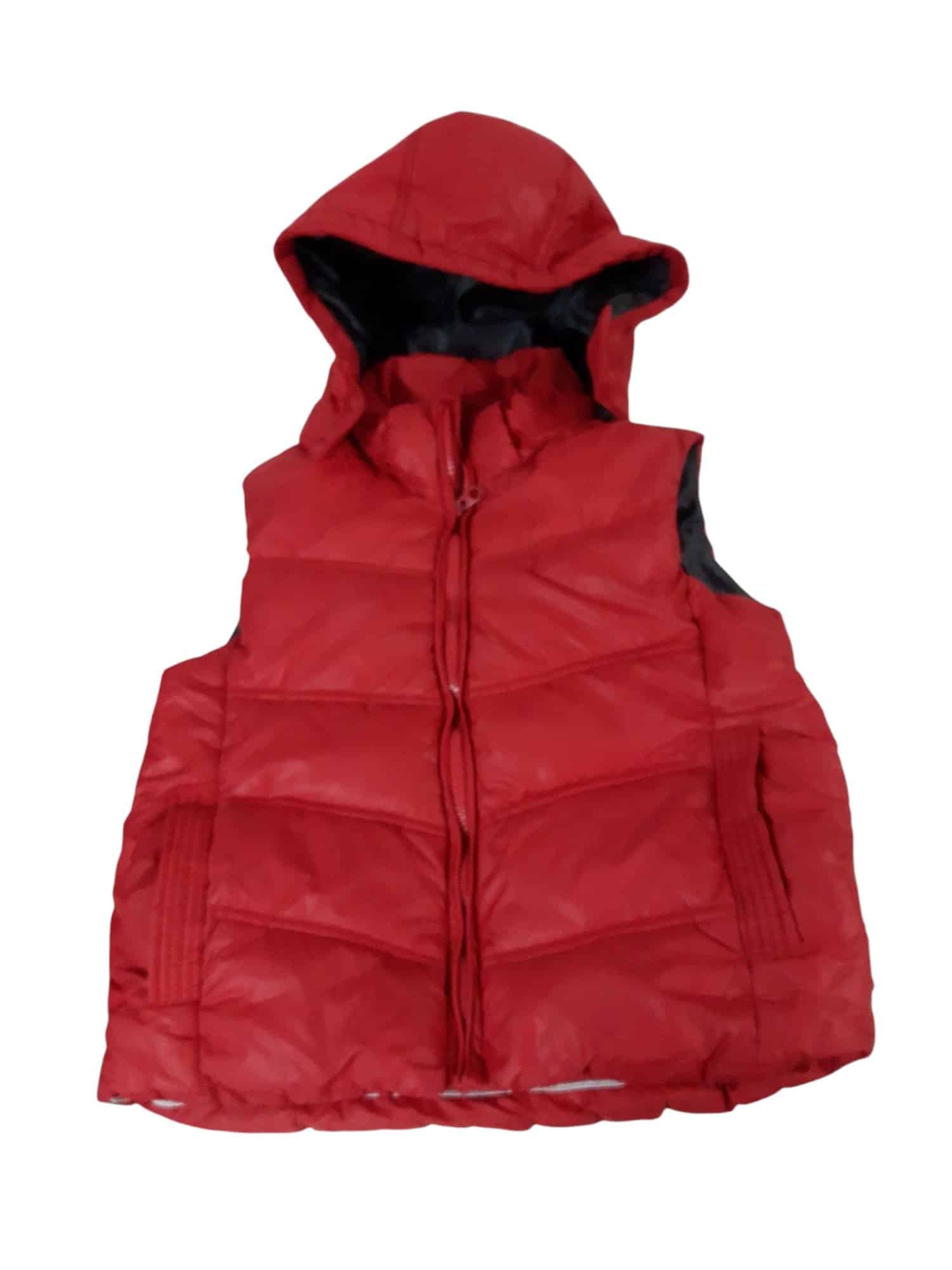 CHALECO ROJO CAPUCHA ZARA M T10 AP