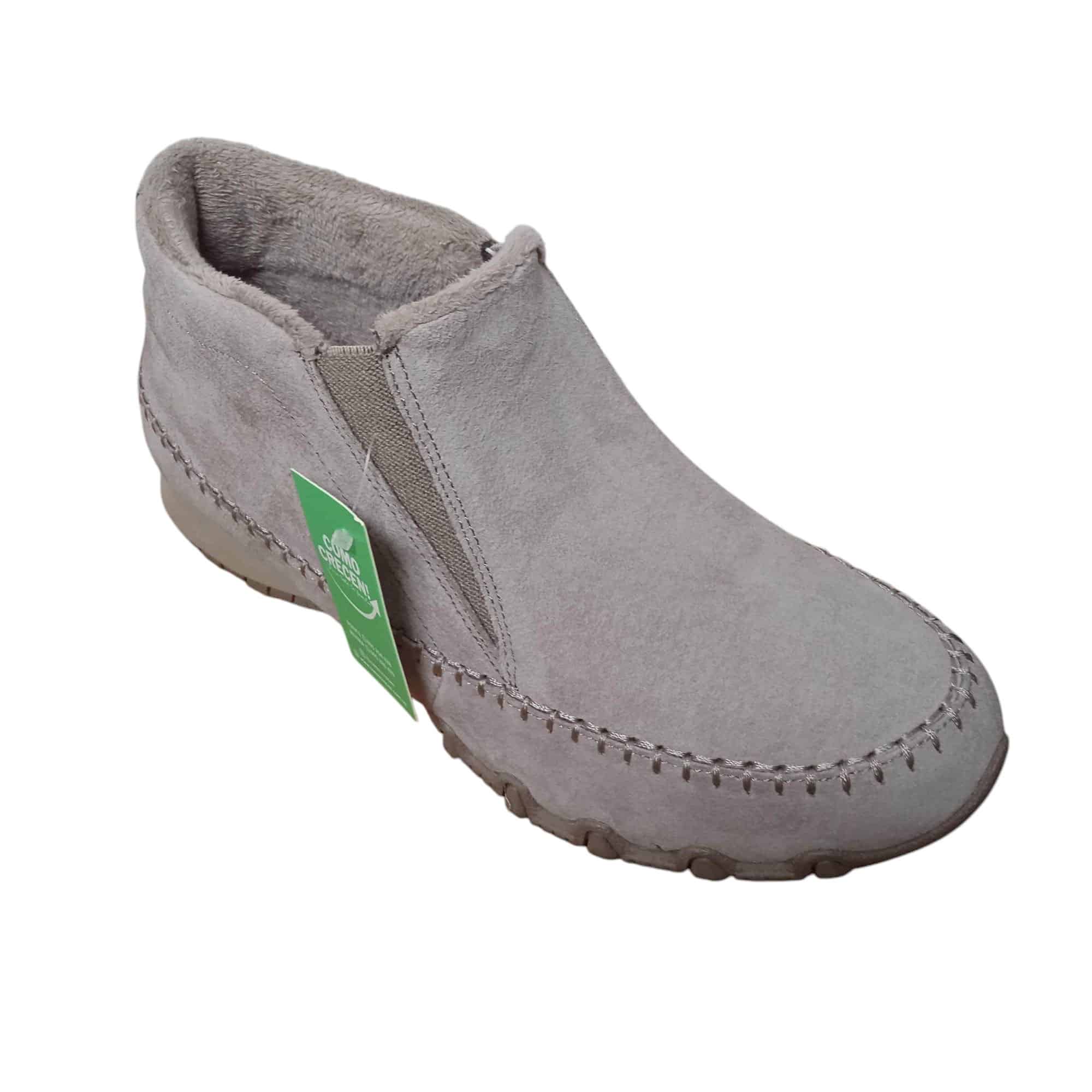 ZAPATOS GAMUZA GRIS SKECHERS T37 25CM