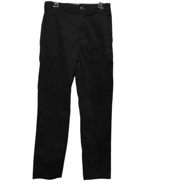 PANTALON GABARDINA NEGRO H&M T 8 -9