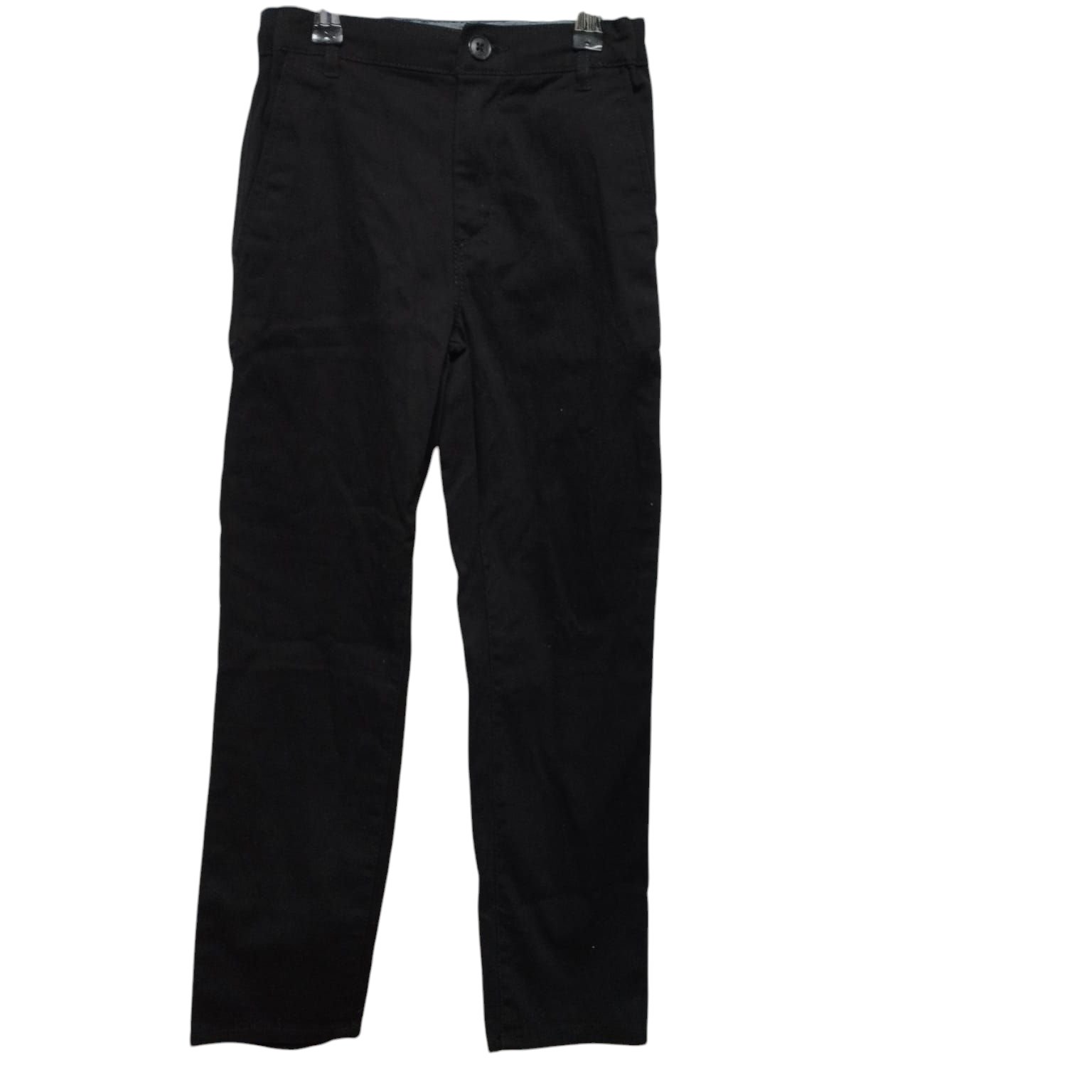 PANTALON GABARDINA NEGRO H&M T 8 -9