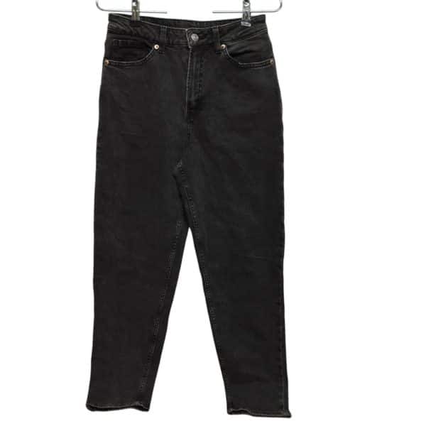 JEAN MOM NEGRO DIVIDED T 36