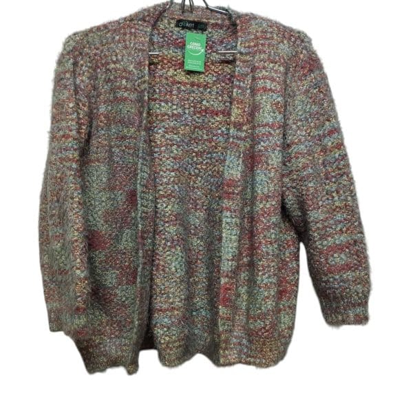 SACO PELUDITO MULTICOLOR SIN BOTONES ANUKET T S APROX