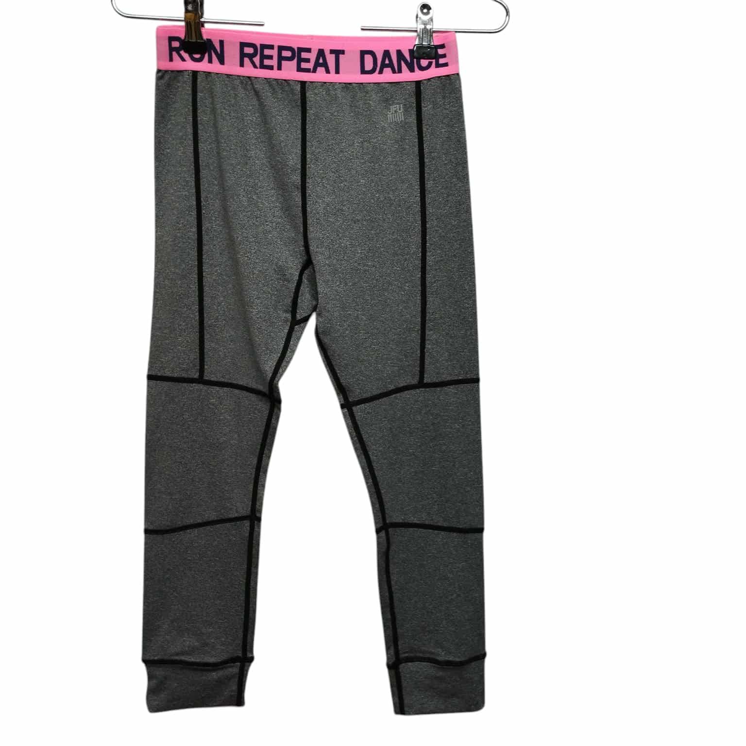 CALZA LYCRA GRIS ELASTICO FUCSIA AZUL JFU T 14
