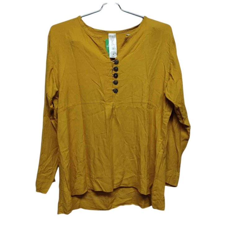 BLUSA AMARILLA CON BOTONES F DONATTI T M