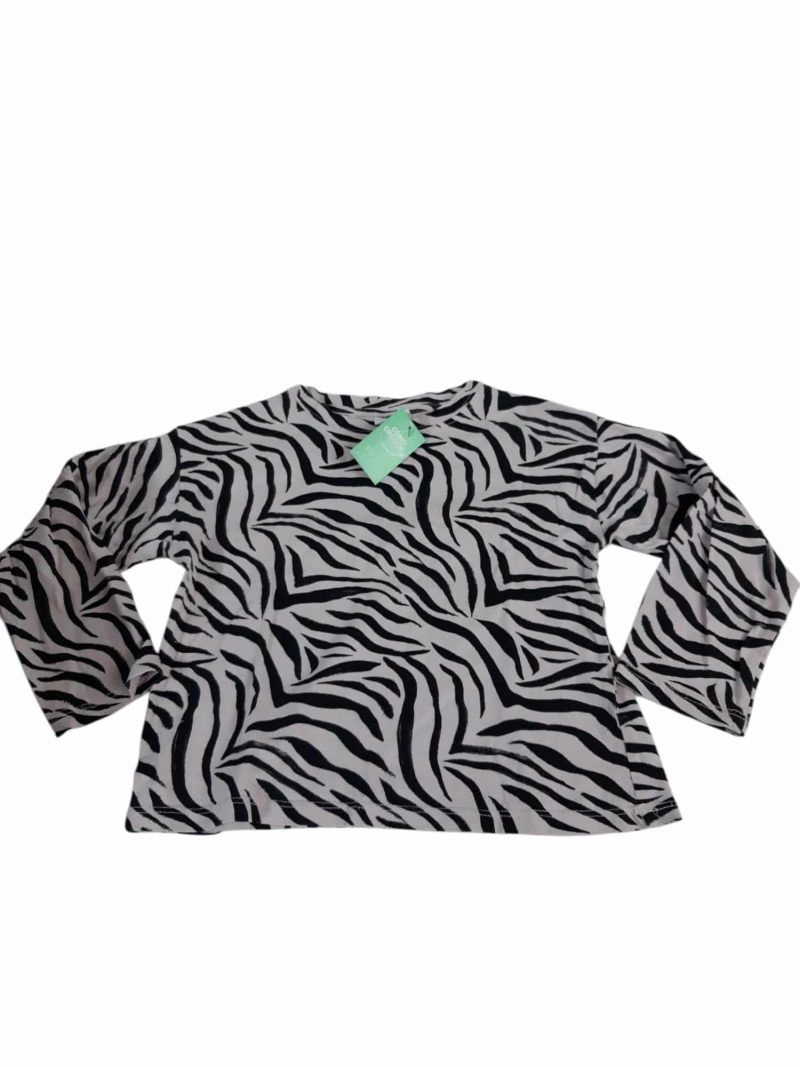 REMERA ROSADA PRINT ZARA T6