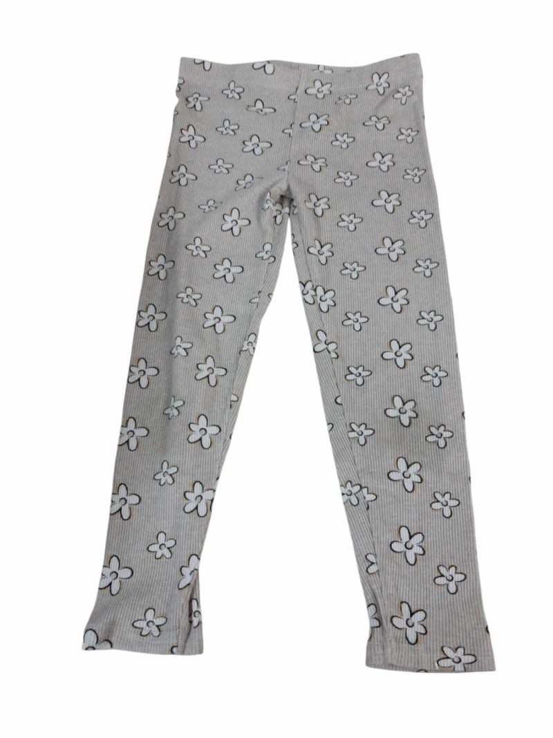 CALZA MORLEY GRIS FLORES BLANCAS WINNIE THE POOH T6