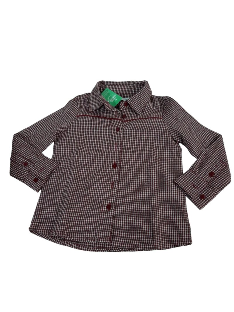 CAMISA CUADRILLE ROJO BLANCO LOLITA T4