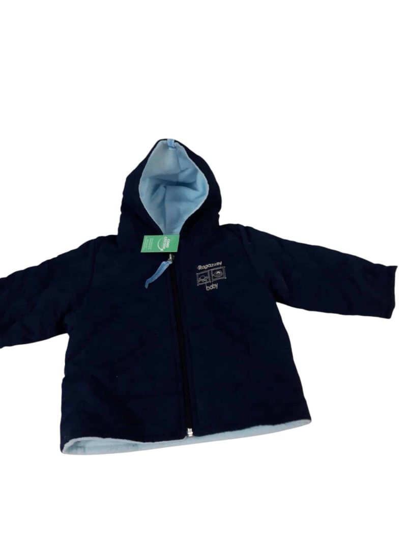 CAMPERA AZUL FORRADA POLAR CELESTE RAGAZZINI T2 CHICO