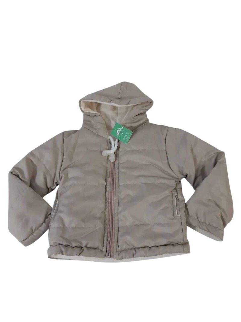 CAMPERA BEIGE FORRADA POLAR T2 DE BEBE AP 9M
