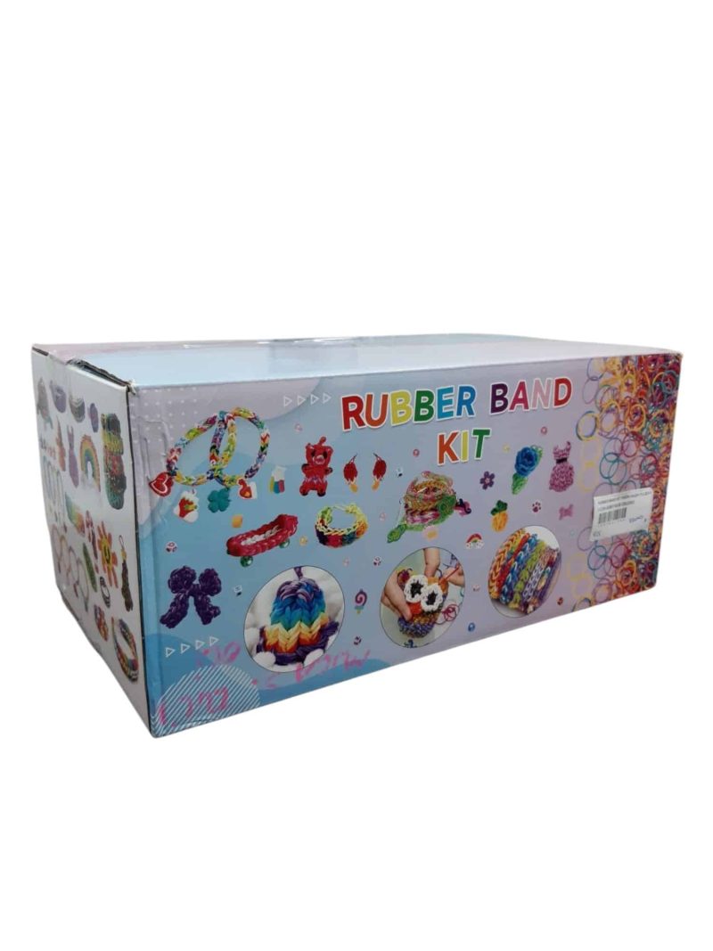 RUBBER BAND KIT PARTA HACER PULSERAS CON GOMITAS DE COLORES 17500pieza