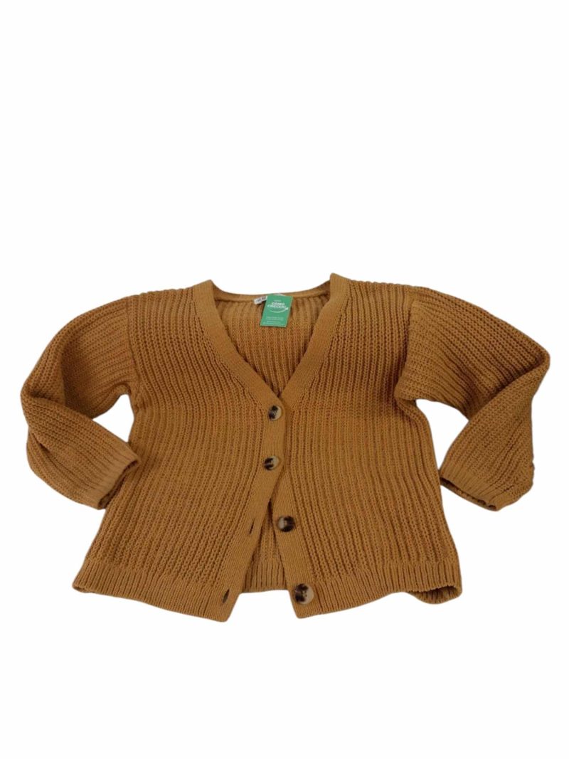 SACO LANA PLUSH MOSTAZA H&M T7/8