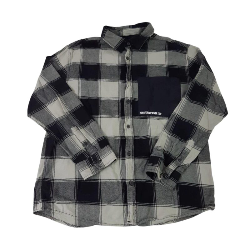 CAMISA VILLELA CUADROS NEGRO VERDE ZARA T11/12