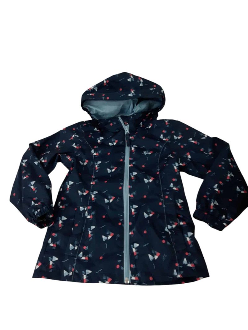 CAMPERA IMPERMEABLE AZUL MONTAÑITAS DECATHLON T4/5