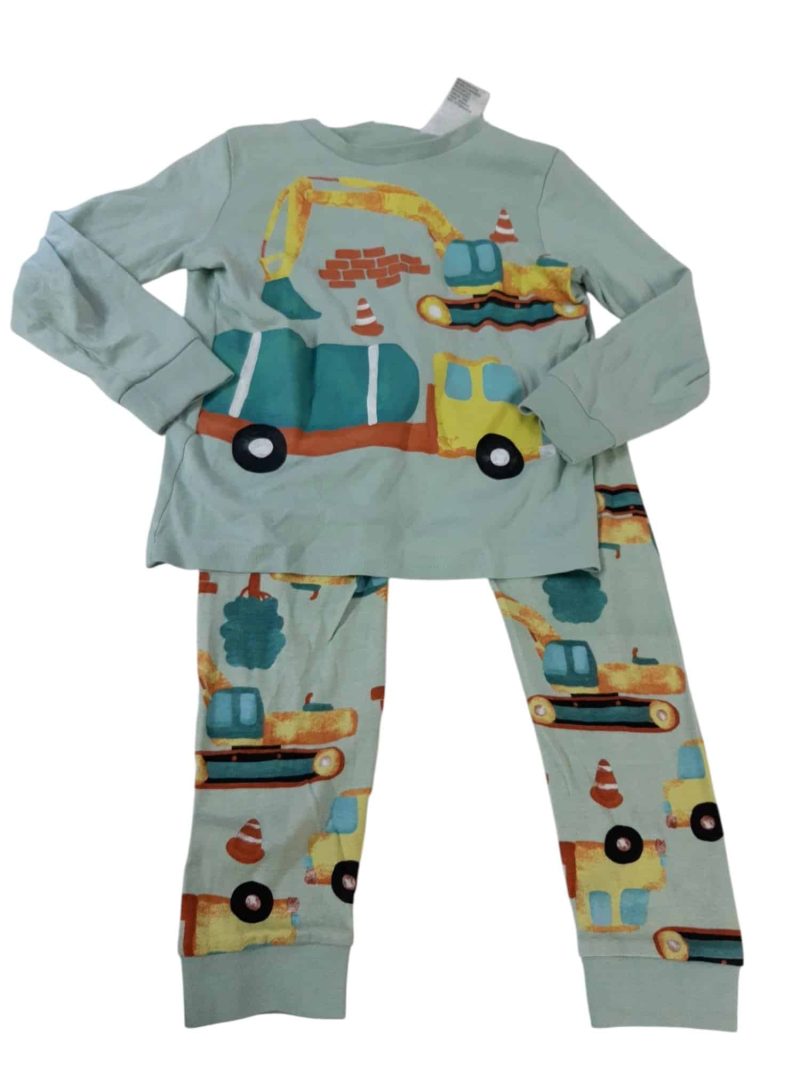 PIYAMA REMERA Y PANT ALG CELESTE PALA MECANICA H&M T4/6