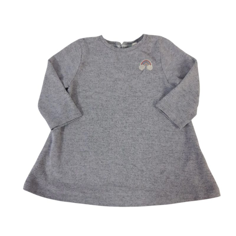 VESTIDO HILO LILA GRIS ARCOIRIS THOMAS TRENT T6/9M