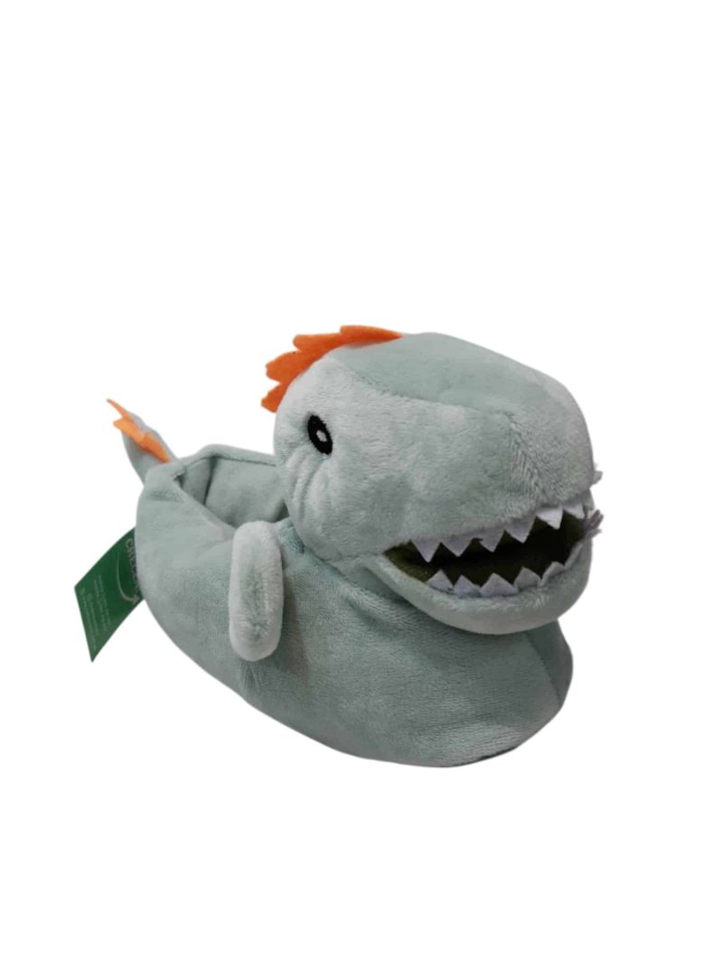 PANTUFLAS DINOSAURIO VERDE NARANJA ZOUL T26/27