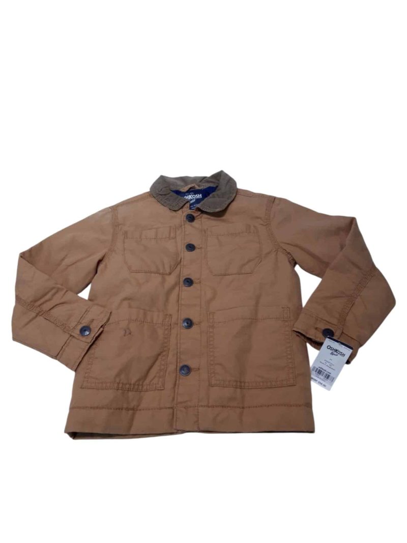 SOBRECAMISA MARRON CUELLO PANA OSHKOSH T4 NUEVA