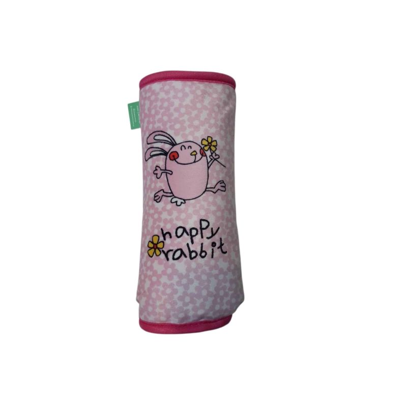 PROTECTOR DE CINTURON BLANCO ROSADO RABBIT