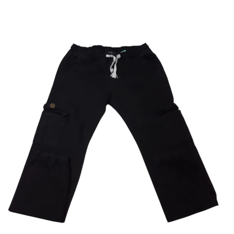 PANTALON NEGRO CARGO DOBLEV T14
