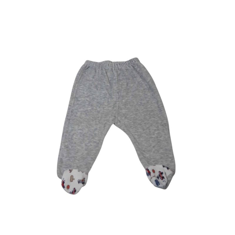 PELELE PLUSH GRIS PIES BLANCOS 3M AP
