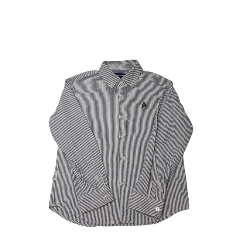 CAMISA RAY GRIS BLANCO HUSH PUPIES T6