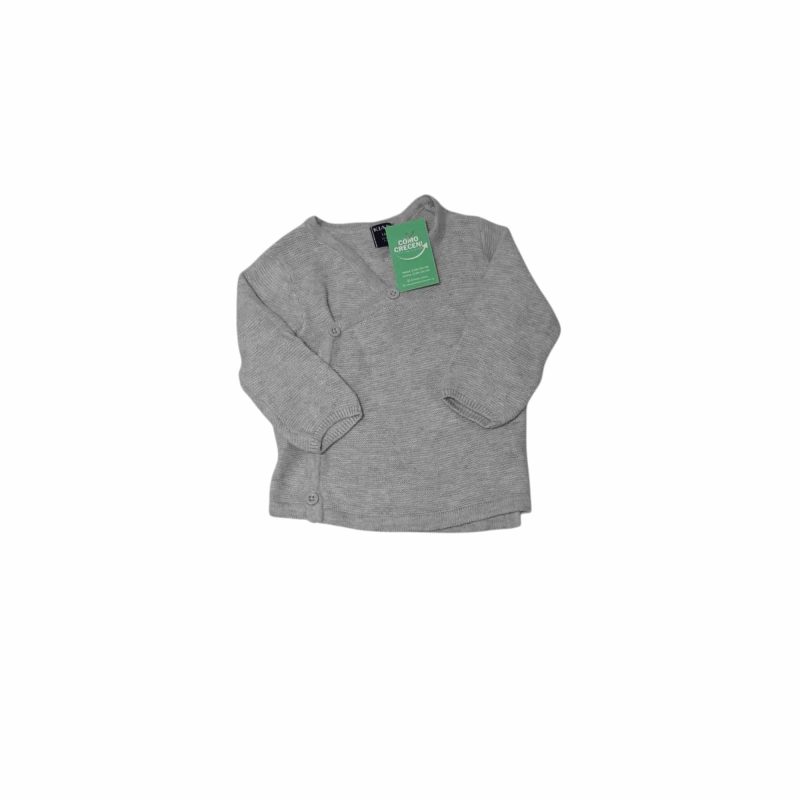 SACO HILO CRUZADO GRIS KIANI T1M