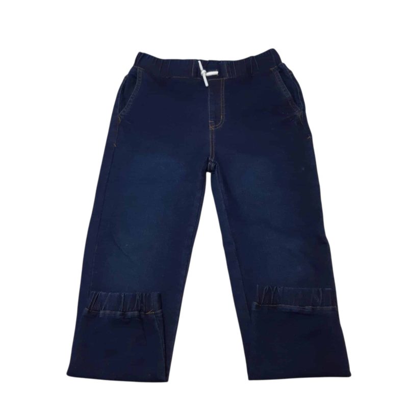JEAN BABUCHA AZUL PIOLAS BLANCAS BAS T10 MANCHITA