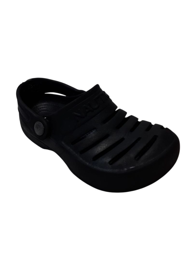 SUECO ESTILO CROCS NEGRAS GOMA NAUTICA T11/28