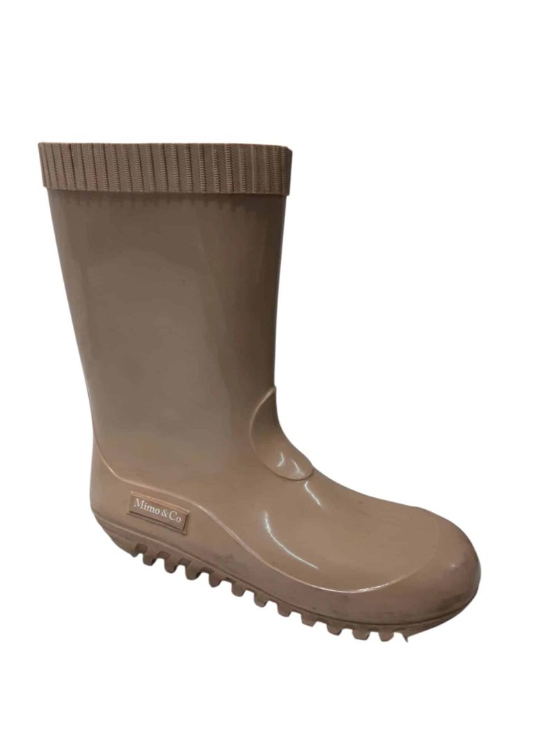 BOTAS DE LLUVIA BEIGE MIMO T34