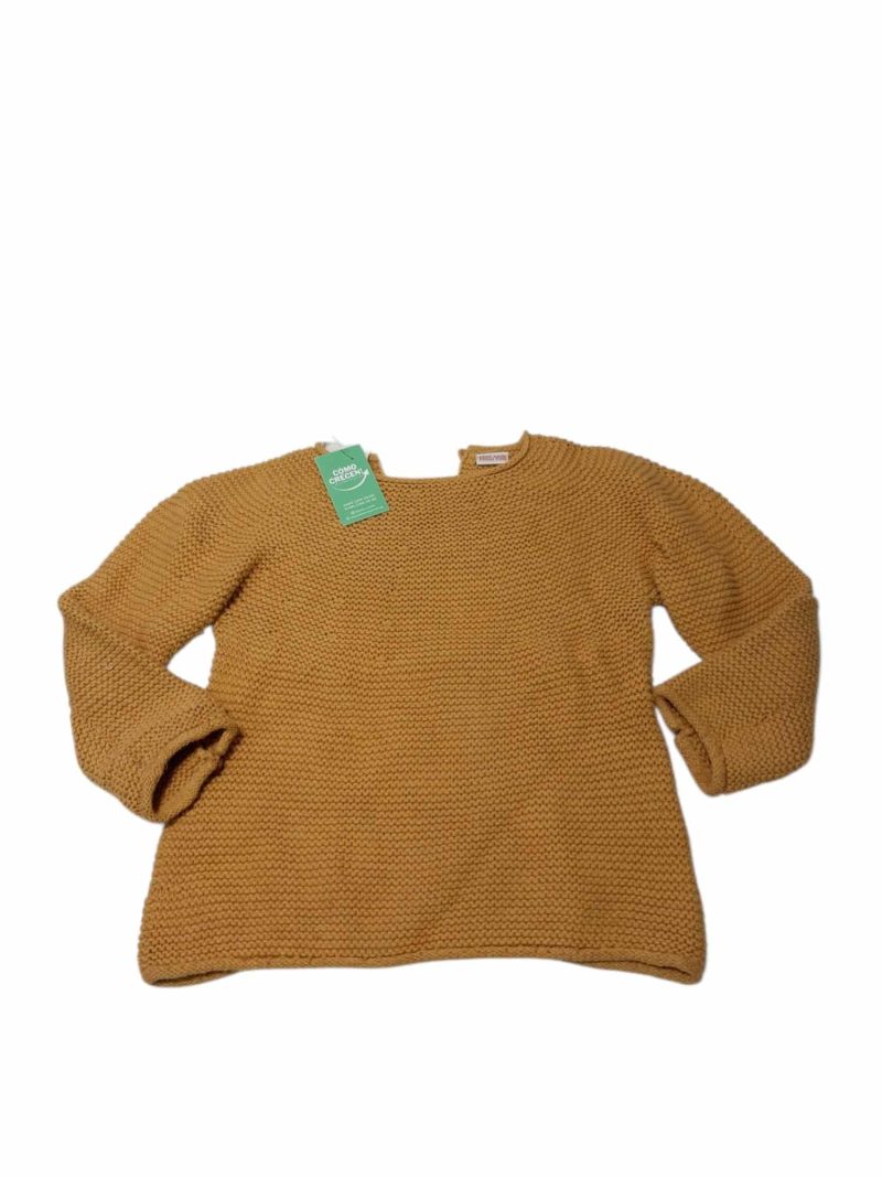 BUZO TEJIDO MOSTAZA ZARA T18/24M