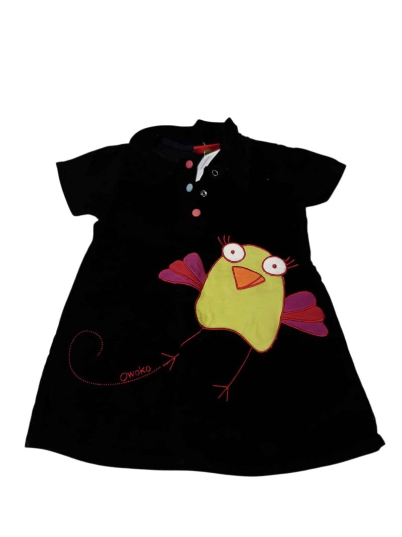 VESTIDO PANA NEGRO PAJARO OWOKO T4
