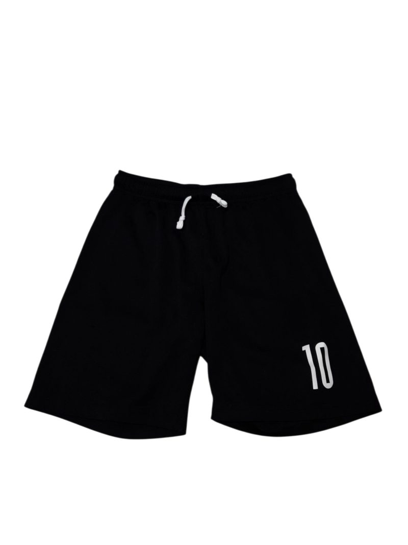 SHORT DE FUTBOL NEGRO PIOLAS BCAS H&M SPORT T8/10